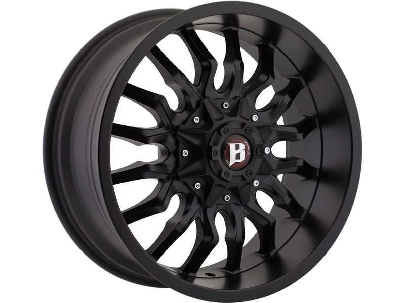 Ballistic Matte Black 972 Tarantula Wheels | RealTruck
