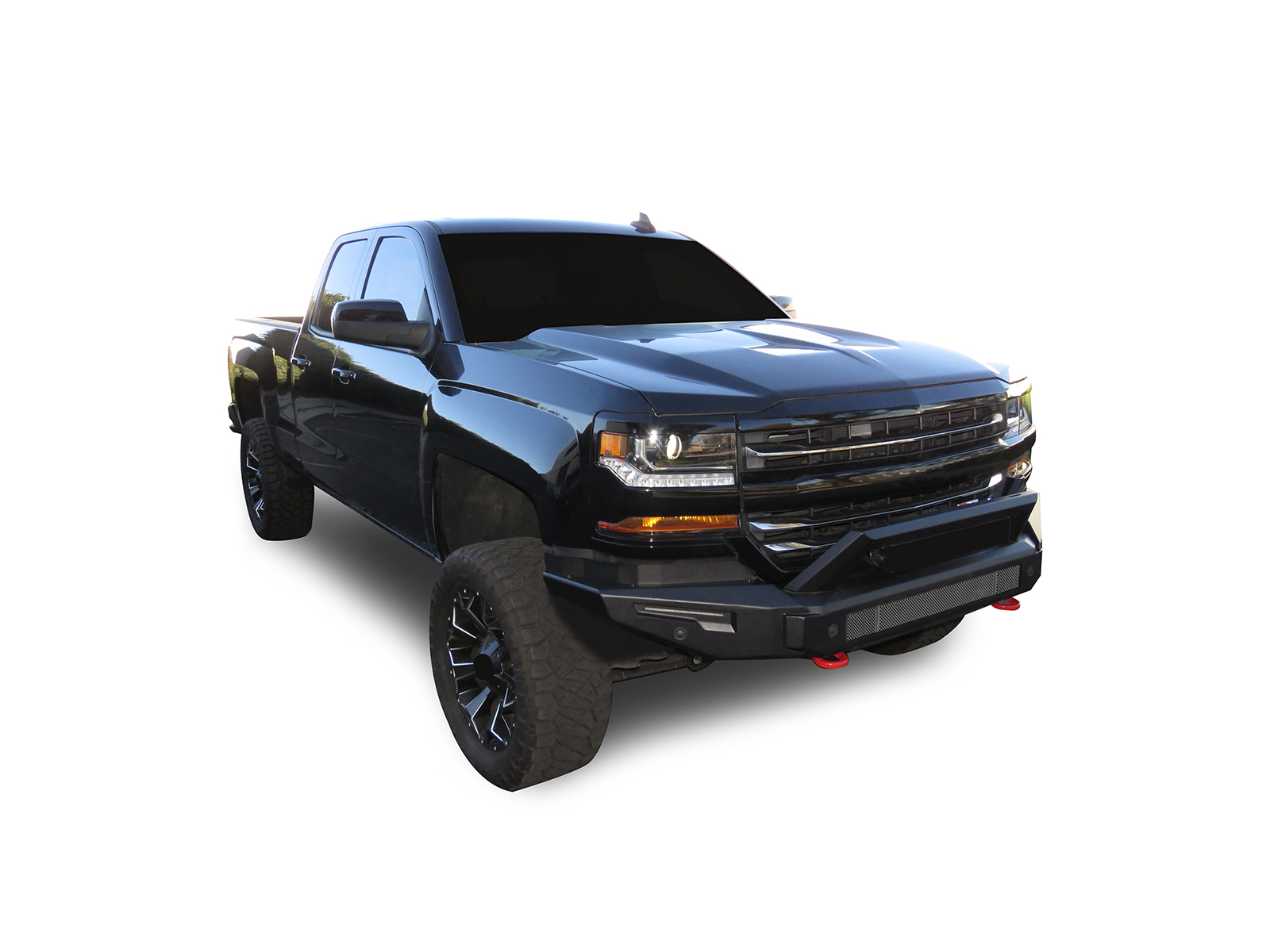 Fits 2016-2019 Chevy Silverado 1500 (BLK-AFB-SI17)
