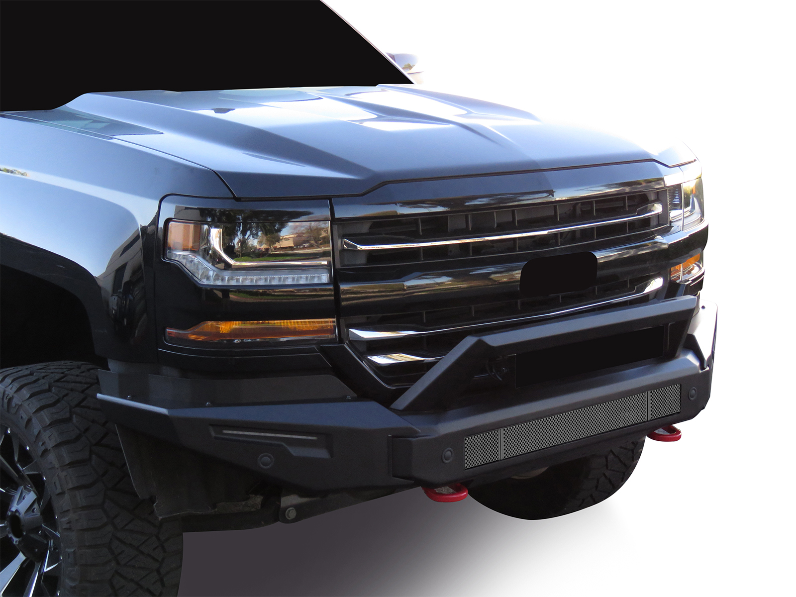 Fits 2016-2019 Chevy Silverado 1500 (BLK-AFB-SI17)