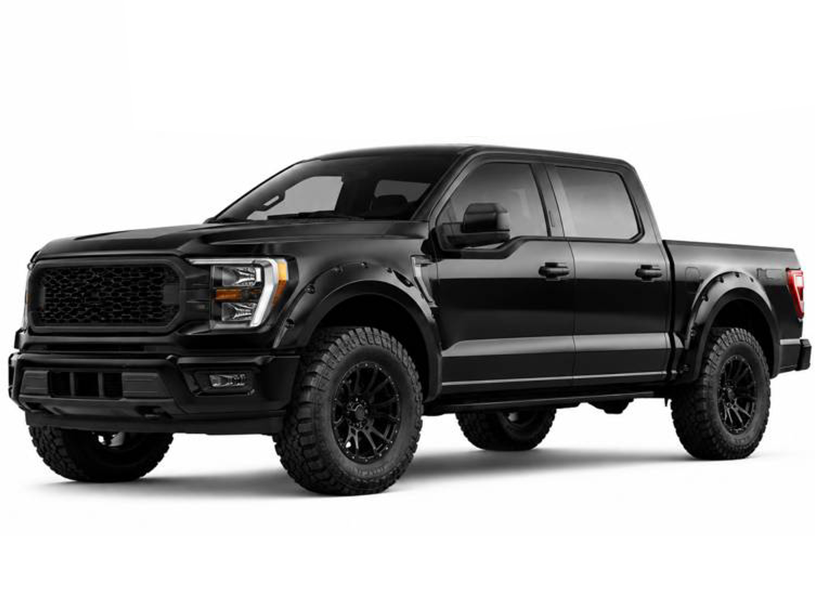 Black Horse Bolt-On Style Fender Flares FF-CHSIL19-SM