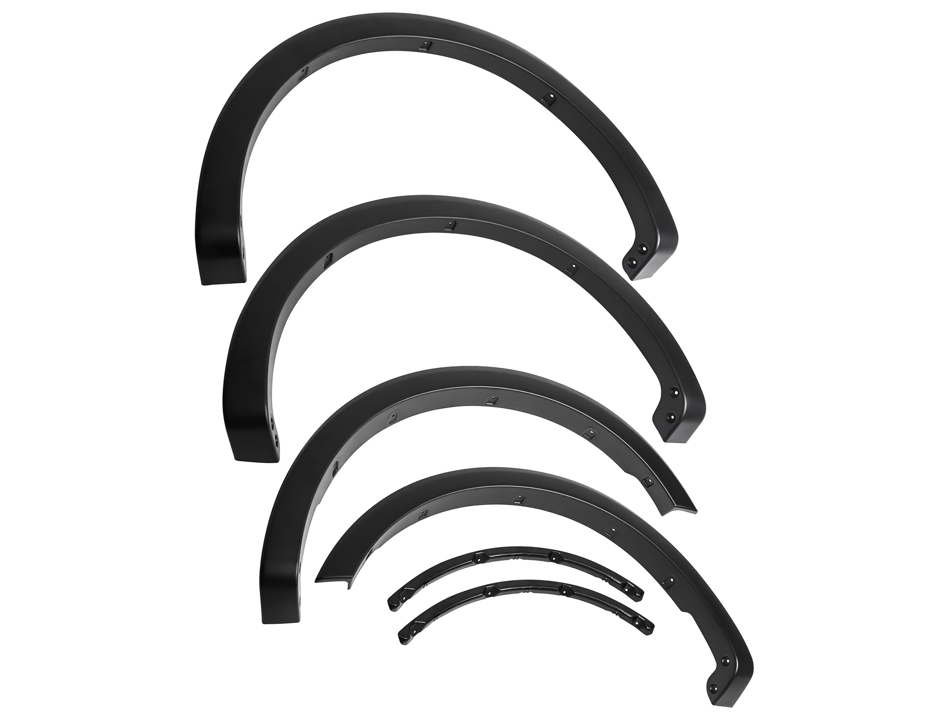 Fits 2021-2024 Ford F150, 5'7" ,6'7" ,8' Bed (BLK-FOEFO21)