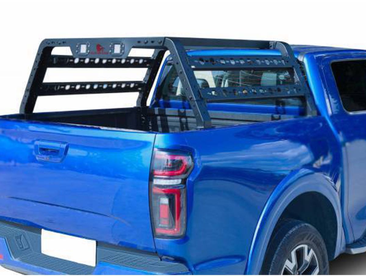 Black Horse Overland Utility Bed Rack TR09B | RealTruck