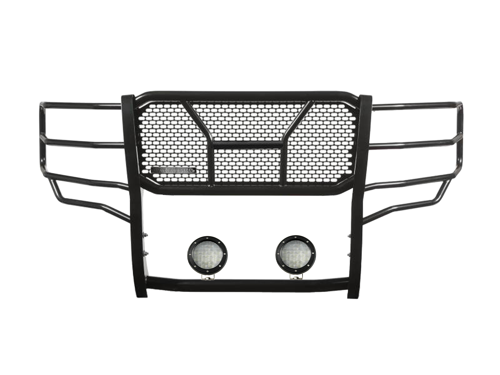 Black Horse Rugged Grille Guard Kit RU-FOF109-B-PLFB