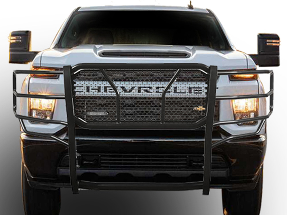 Black Horse Rugged Grille Guard Kit RU-GMSI19-B-PLB