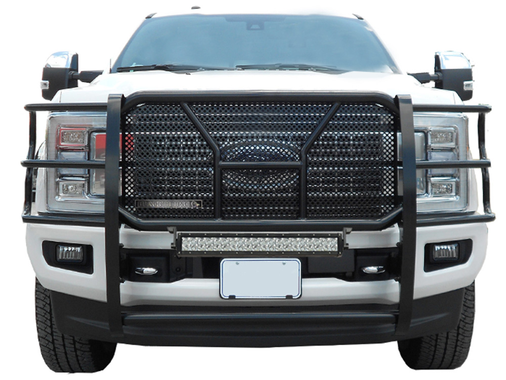 Black Horse Rugged Grille Guard Kit RU-GMSI19-B-PLB