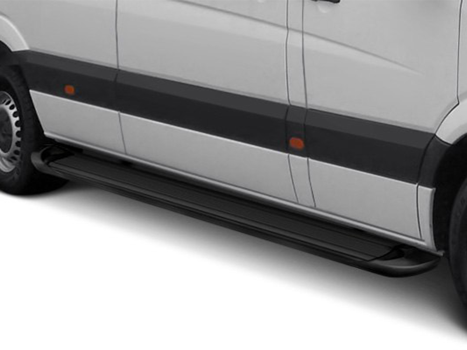 Black Horse Transporter Black Running Boards TR-F391