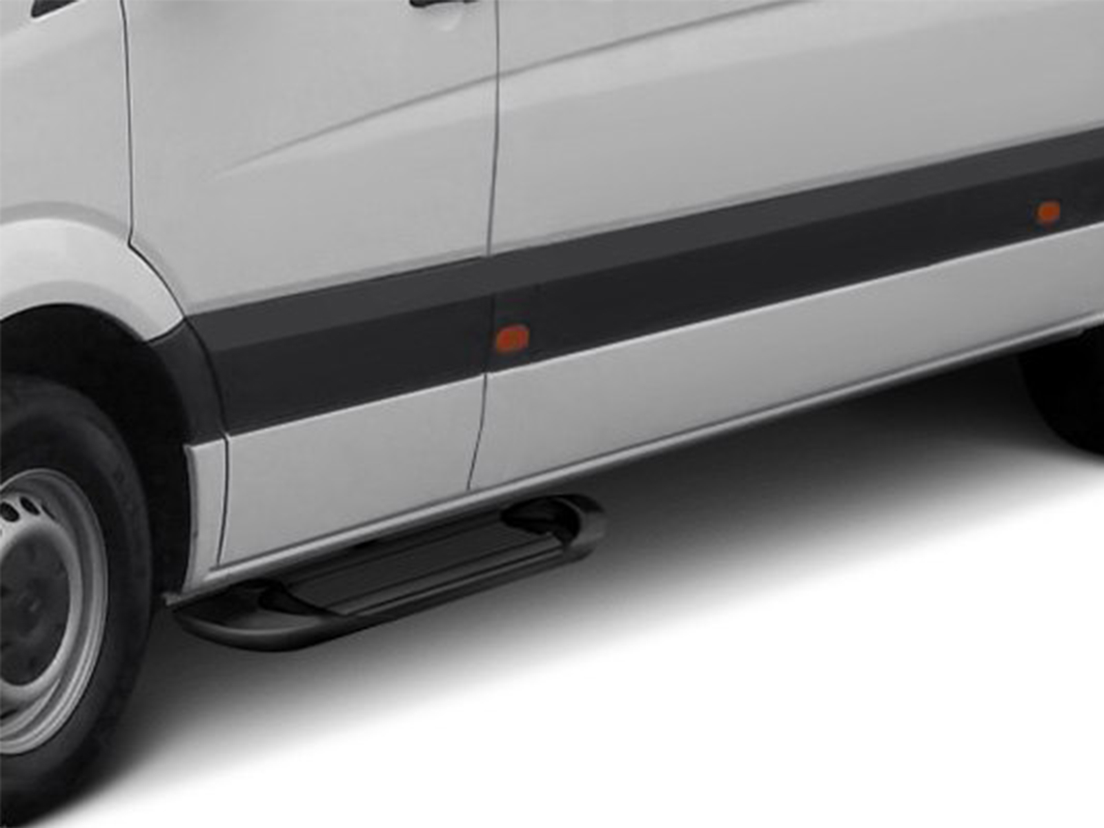 Black Horse Transporter Black Running Boards TR-F391