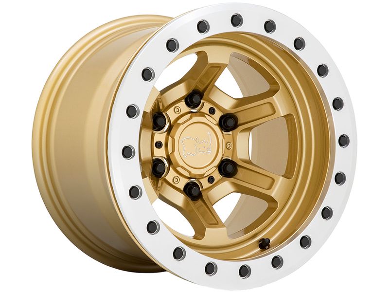 Black Rhino Gold Offshoot Beadlock Wheels | RealTruck