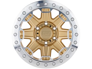 Black Rhino Gold Rift Beadlock Wheel BRH-1785RFT-85114L71