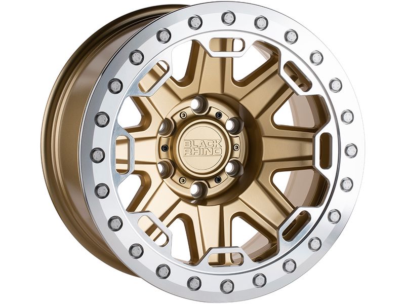 Black Rhino Gold Rift Beadlock Wheel BRH-1785RFT-85114L71