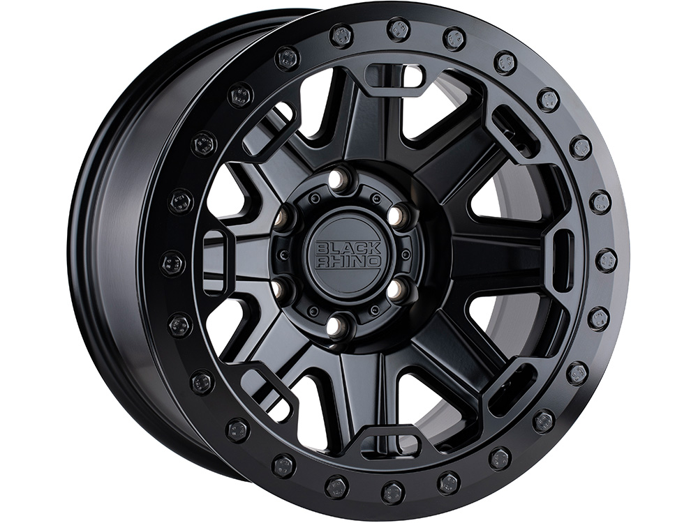 Rift Performance Rift Racing Wheels Black Rhino Matte Black Rift Beadlock Wheels | RealTruck