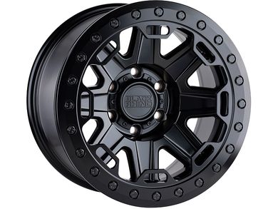 Black Rhino Matte Black Rift Beadlock Wheels | RealTruck