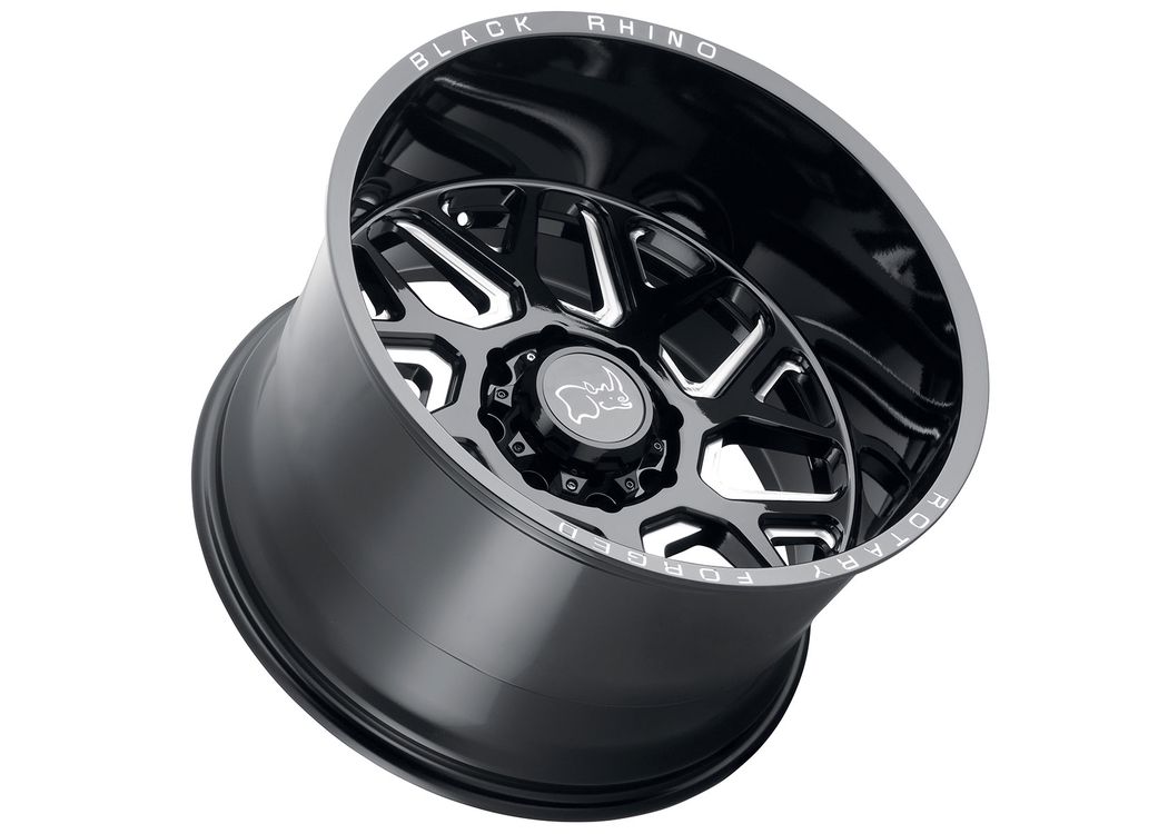 Black Rhino Milled Gloss Black Reaper Wheels | RealTruck