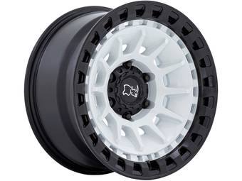 Black Rhino White Barrage Wheel