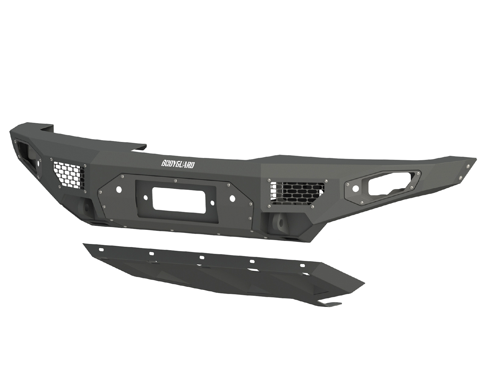 BODYGUARD Freedom Base Front Winch Bumper LAF21MYB-R | RealTruck