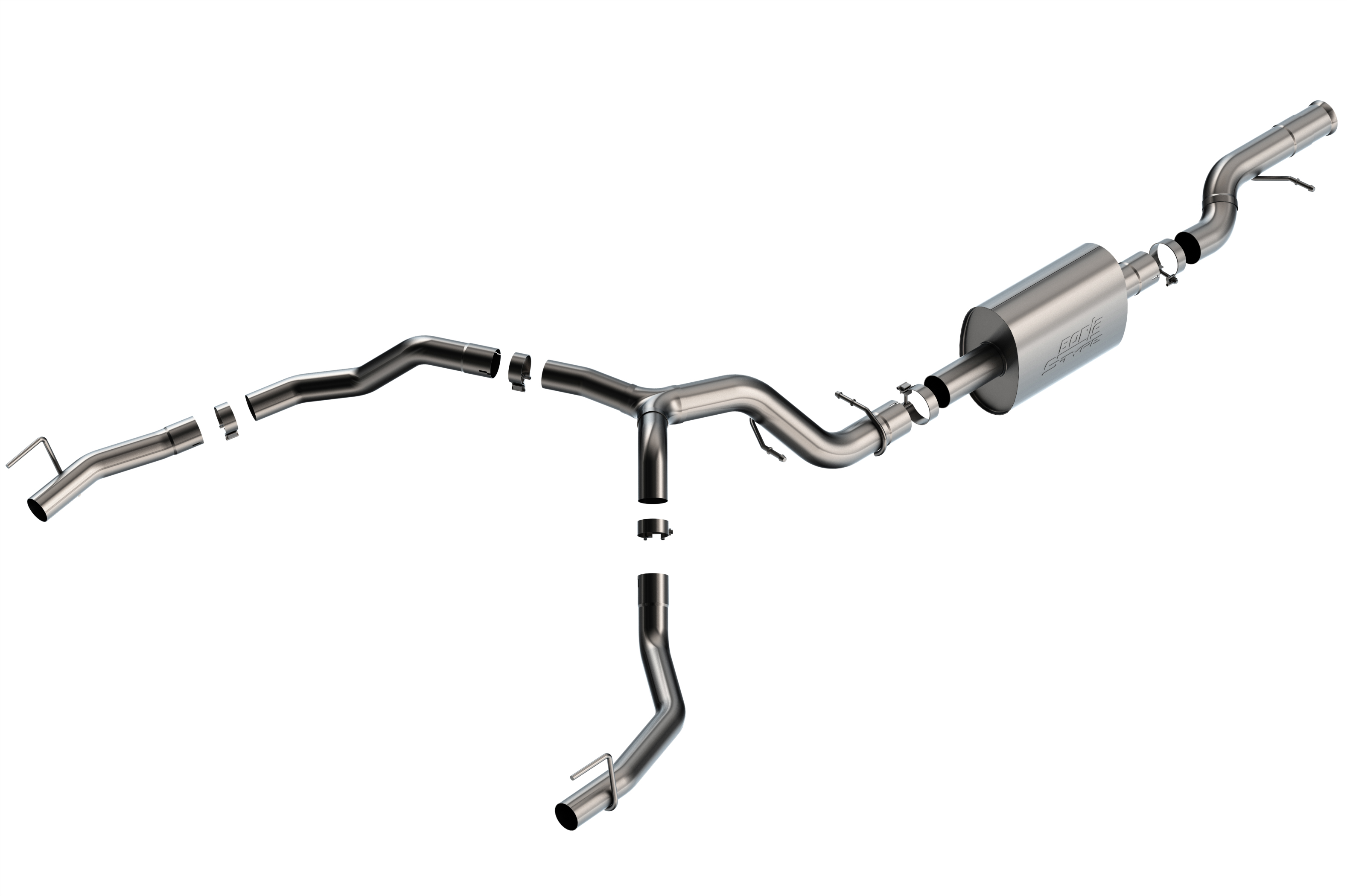 Borla ATAK 3 Cat-Back Exhaust with quad 5 Carbon Fiber tips