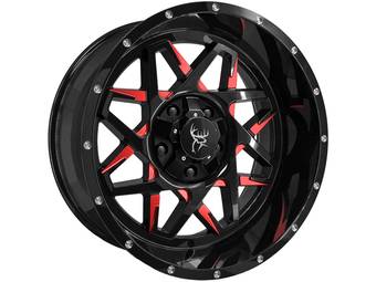 Buck Commander® Black & Red Caliber Wheels