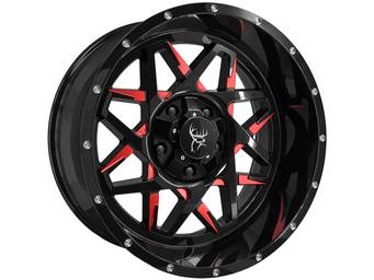 Buck Commander® Black & Red Caliber Wheels