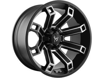 Buck Commander® Machined Matte Black Hollow Point Wheels