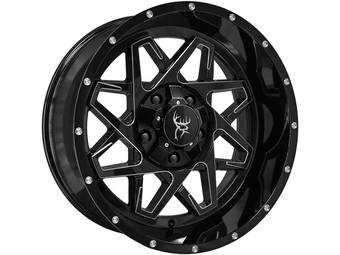 Buck Commander® Milled Gloss Black Caliber Wheels