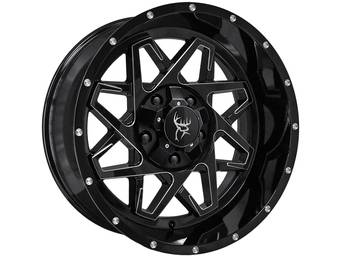 Buck Commander® Milled Gloss Black Caliber Wheels