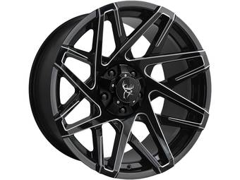 Buck Commander® Milled Gloss Black Canyon Wheels