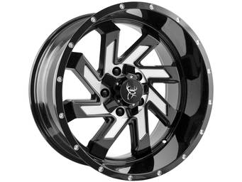 Buck Commander® Milled Gloss Black SAW Wheels
