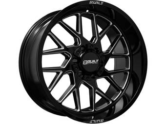 Built Off-Road Milled Gloss Black BTO-3 Wheel