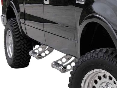 Bully Polished Adjustable Side Step AS-500S | RealTruck