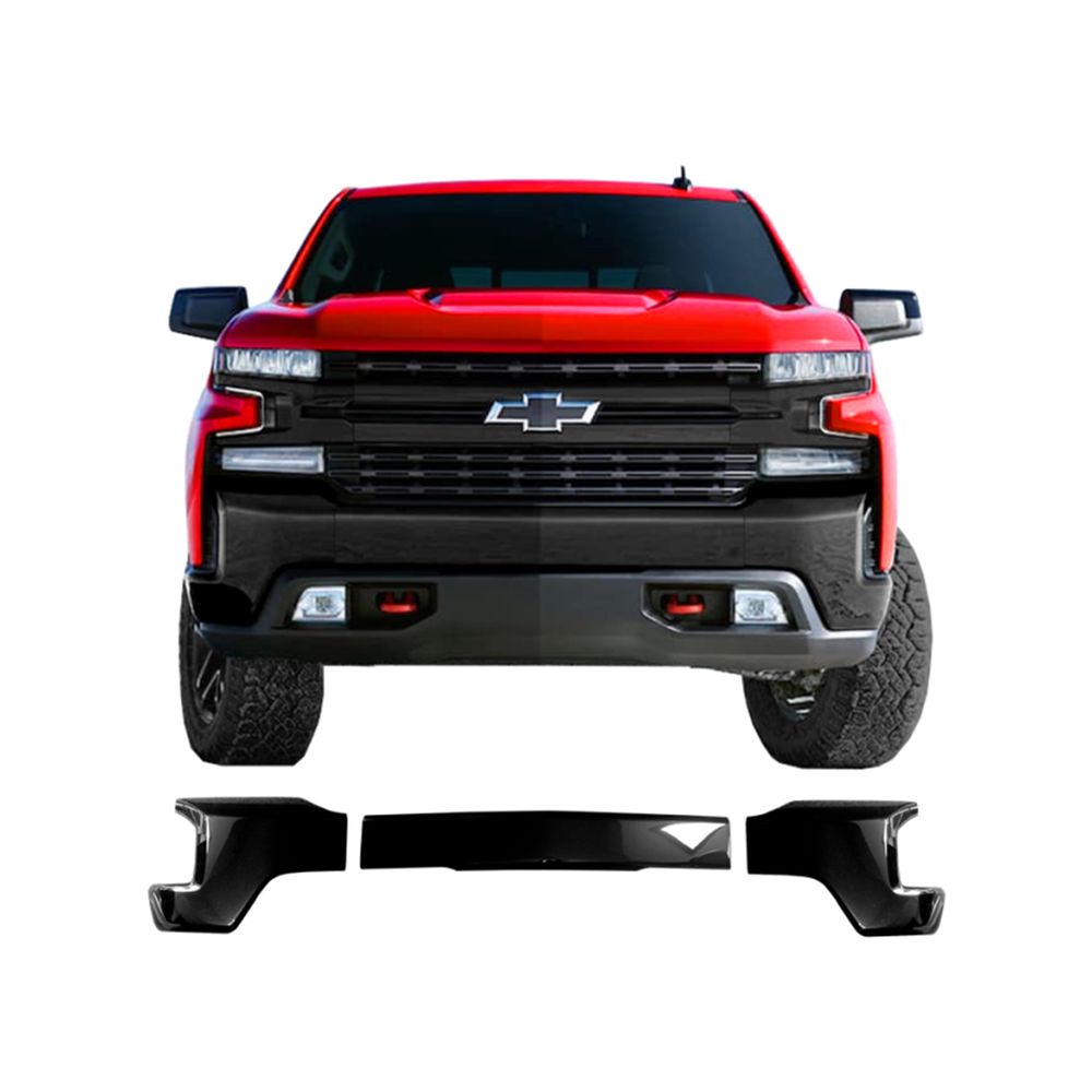 Matte Black Bumper Overlay NO Senso