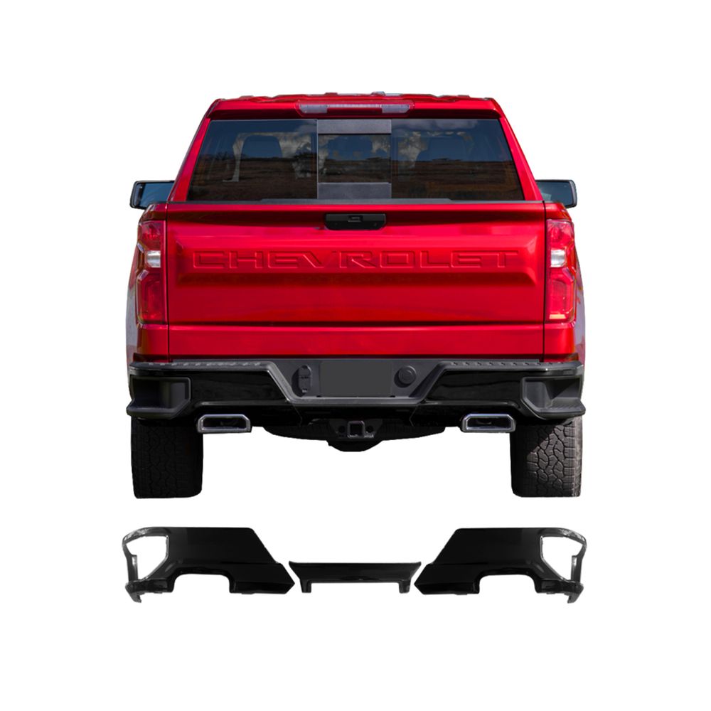 Matte Black Bumper Overlay NO Senso