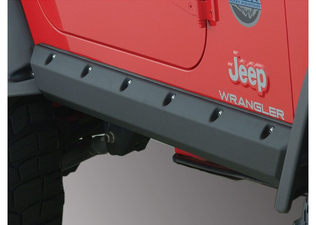 Bushwacker Trail Armor Jeep Rocker Panels 14008 | RealTruck