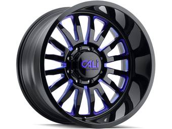 Cali Offroad Black & Blue Summit Wheels