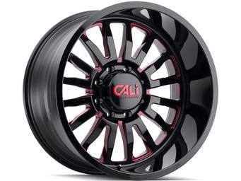 Cali Offroad Black & Red Summit Wheels