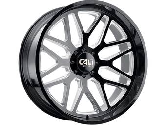 Cali Offroad Milled Gloss Black Invader Wheel