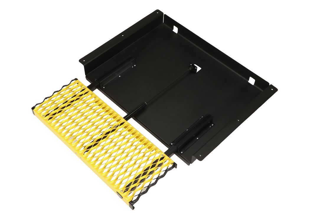 Carr Galvanized Work Truck Step XP7 Safety Yellow 501067 | RealTruck