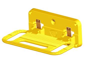 Carr HD Mega Hitch Step XP7 Safety Yellow 194017 01