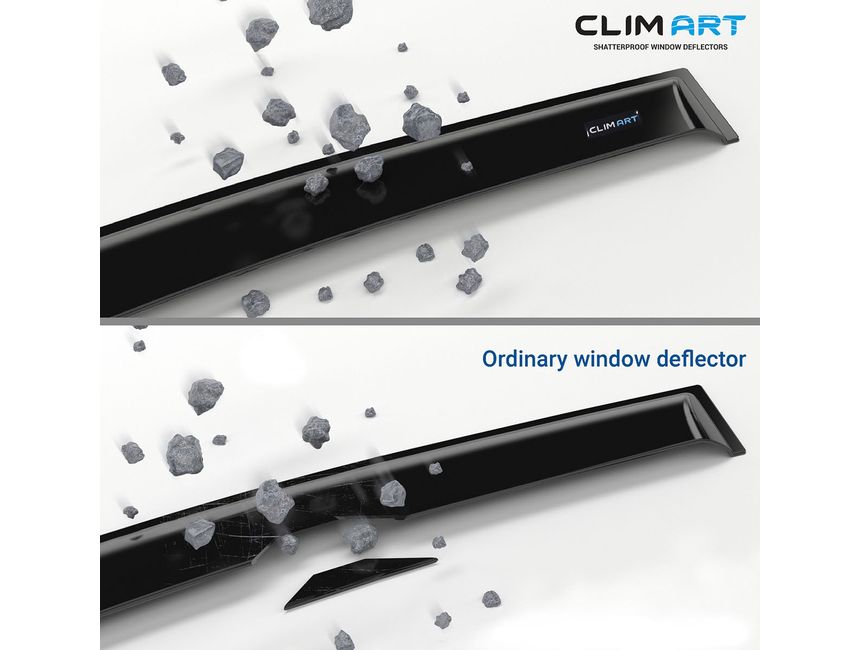 Spark Lines CLIM ART Side Window Deflectors RealTruck