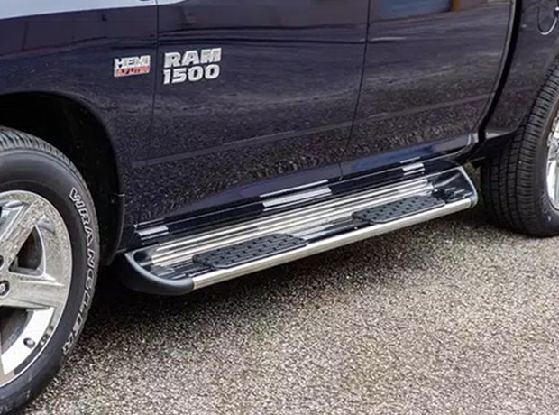Ionic 7-Inch Stainless Steel Running Boards