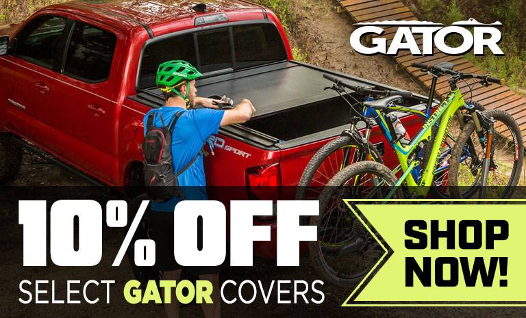  10%, OFF SELECT GATOR COVERS 
