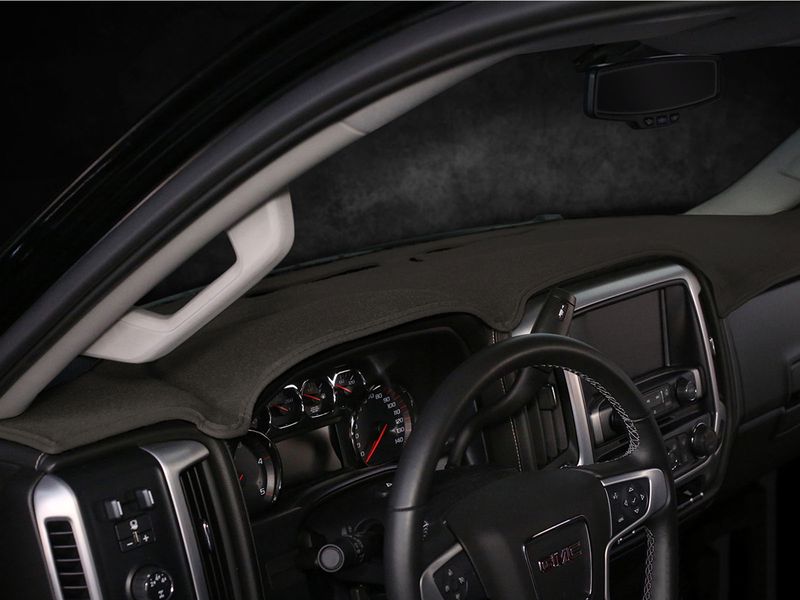 Coverking Custom Fit Dashboard Cover for Select Ford Models Black Poly Carpet 