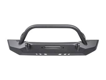 CrawlTek Pyro Mid-Width Front Bumper with Bull Bar CWLTJ10211 Main Image