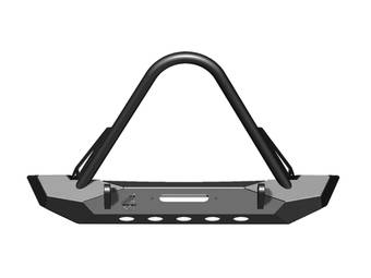 CrawlTek Pyro Mid-Width Front Bumper with Stinger CWLTJ10231 Main Image