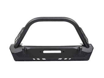 CrawlTek Pyro Stubby Front Bumper with Flat-Top Stinger CWLTJ10121 Main Image