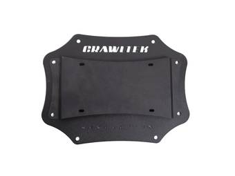 CrawlTek Spare Tire Delete with License Plate Relocation CWLJK38001 Main Image