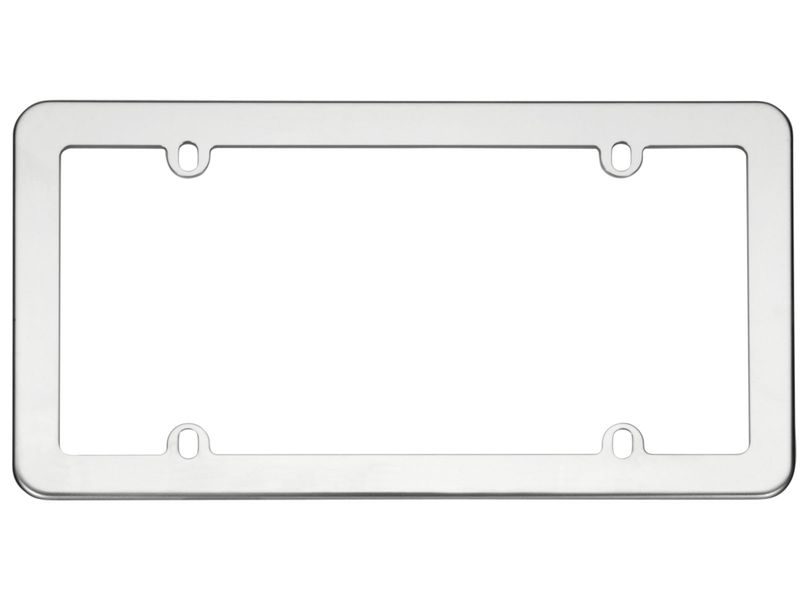 Cruiser Polished License Plate Frame CRU21110 RealTruck