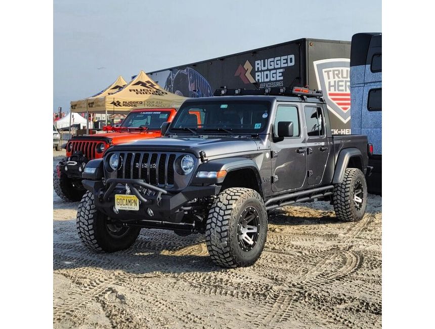 Official Capacity - On display with Superlift Suspension at the wildest New Jersey Jeep Invasion.