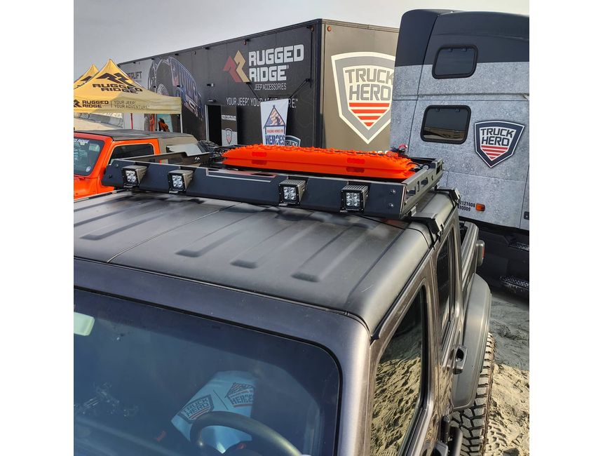 The All New Rugged Ridge Roof Rack for Jeep JT - I have been honored to receive and debut a lot of new and upcoming products, this was my favorite.