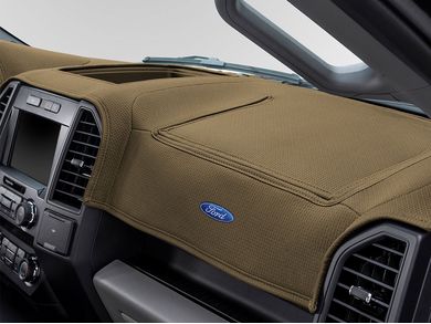 Poly Carpet Tan Coverking Custom Fit Dashboard Cover for Select Ford Fusion Models