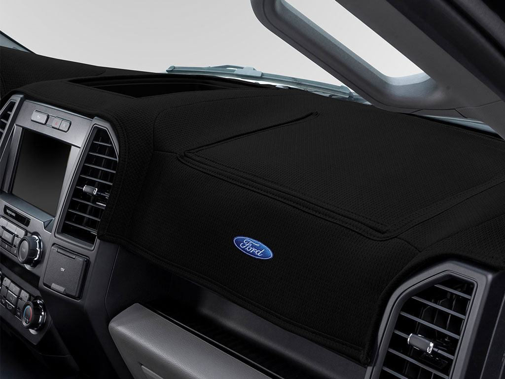 Custom Dark Grey Dash Mat With Black Edge For Ford Capri (1989-1995) – Reduces Glare